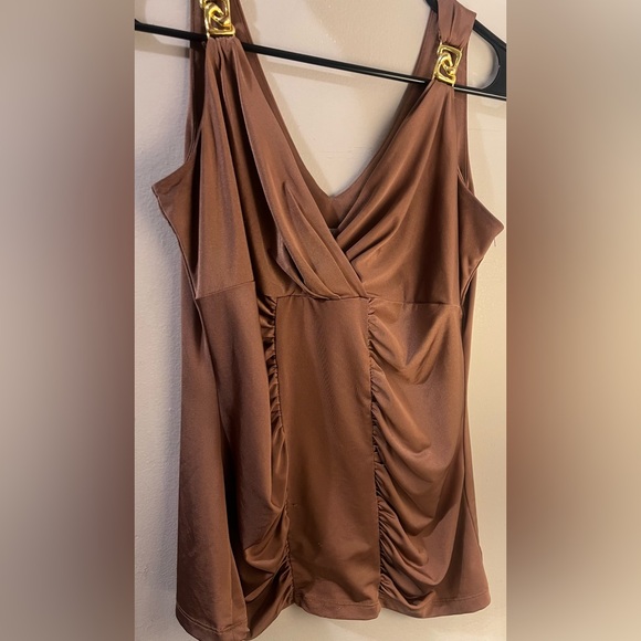 Cache Brown Crop Top - Picture 4 of 6